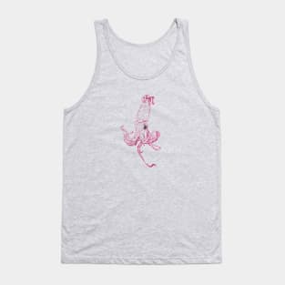 Giant Pink Squid Tank Top